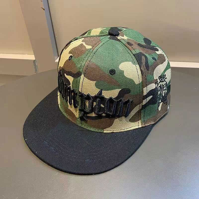 Wholesale Flat Brim Cotton Hat Hip Hop Baseball Cap ACC-HT-QiNiao001