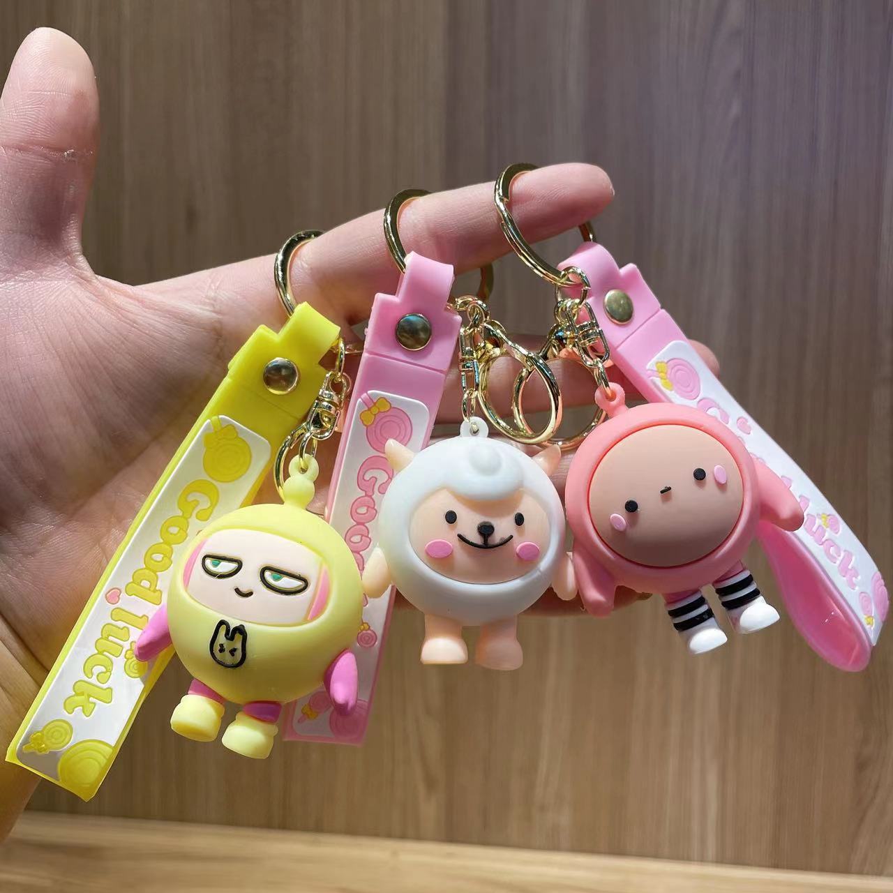 Wholesale Cartoon Cute Silicone Keychains ACC-KC-Qichu006