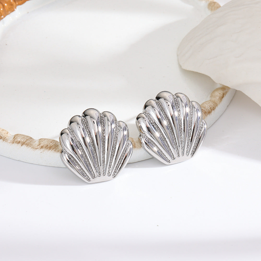 Wholesale  ocean elements popular shell earrings
