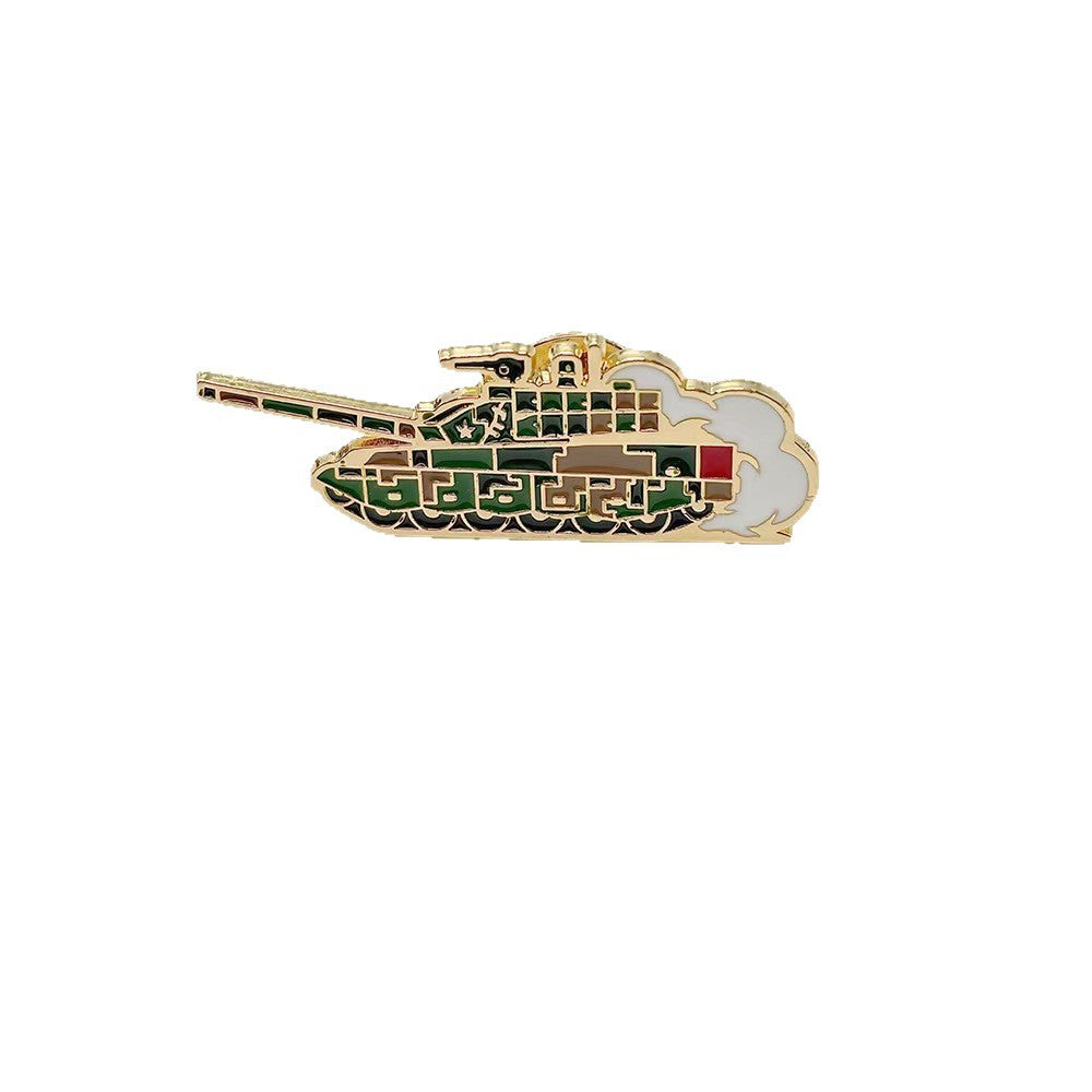 Wholesale Dongfeng-41 Intercontinental Ballistic Rocket Launcher Metal Badge Tank Brooch