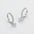 Wholesale s925 sterling silver diamond earrings  luxury platinum plated ear jewelry