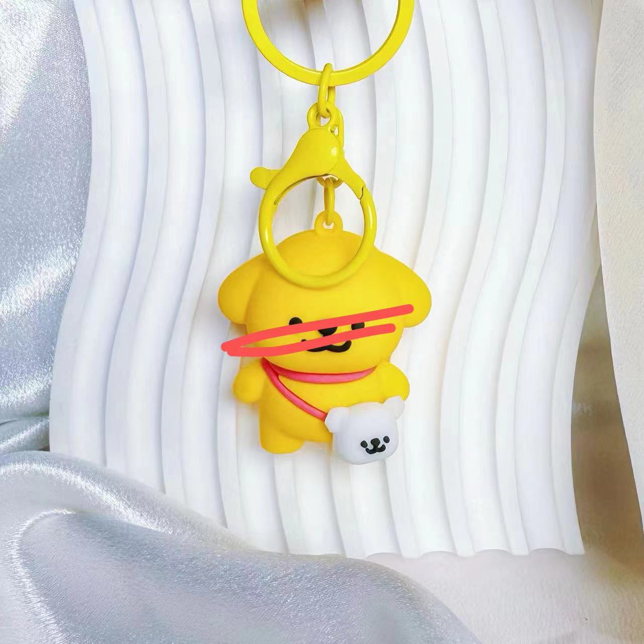 Wholesale Cartoon Cute Puppy Bone Keychain
