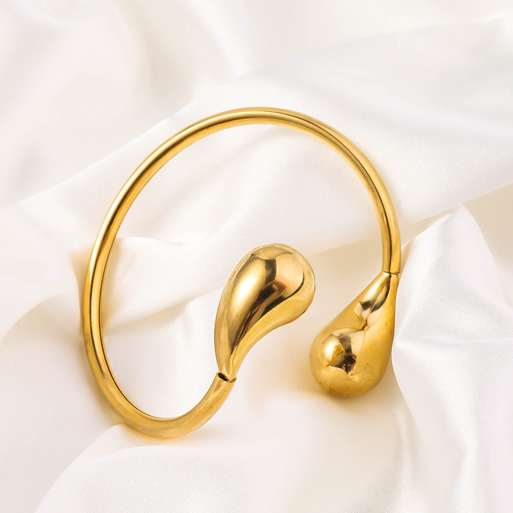 Wholesale Stainless Steel Water Drop Bracelet ACC-BT-RuiX008