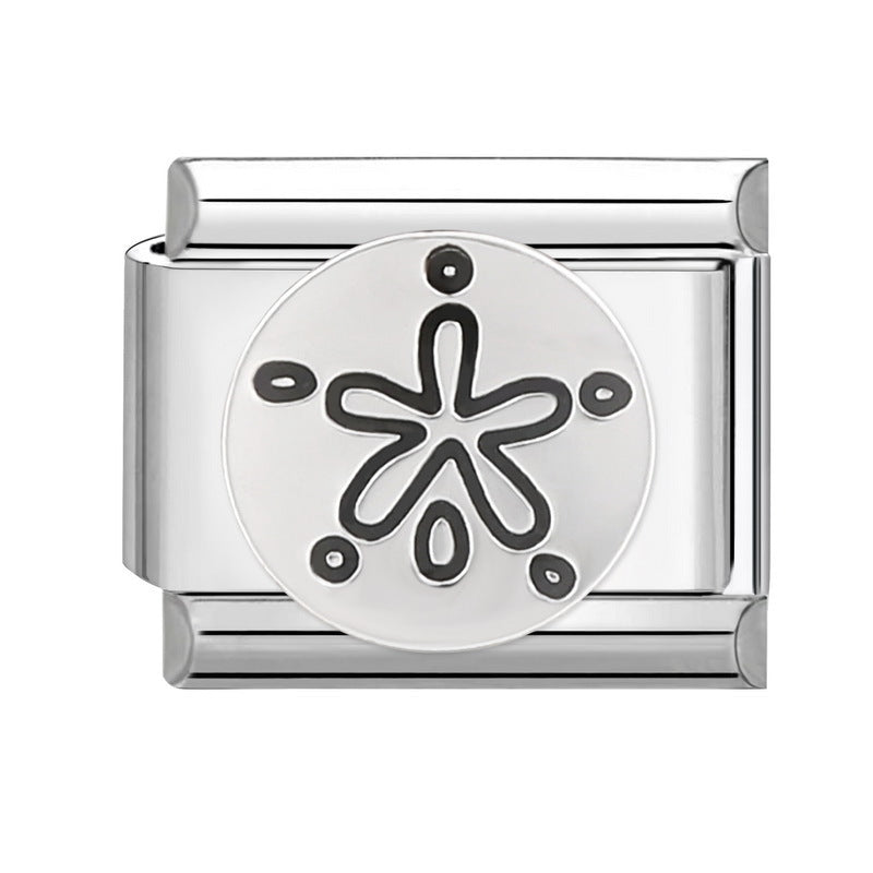 Wholesale Italian Charm Bracelet 9mm DIY Splicing Cute Cartoon Titanium Steel Composable Bracelet