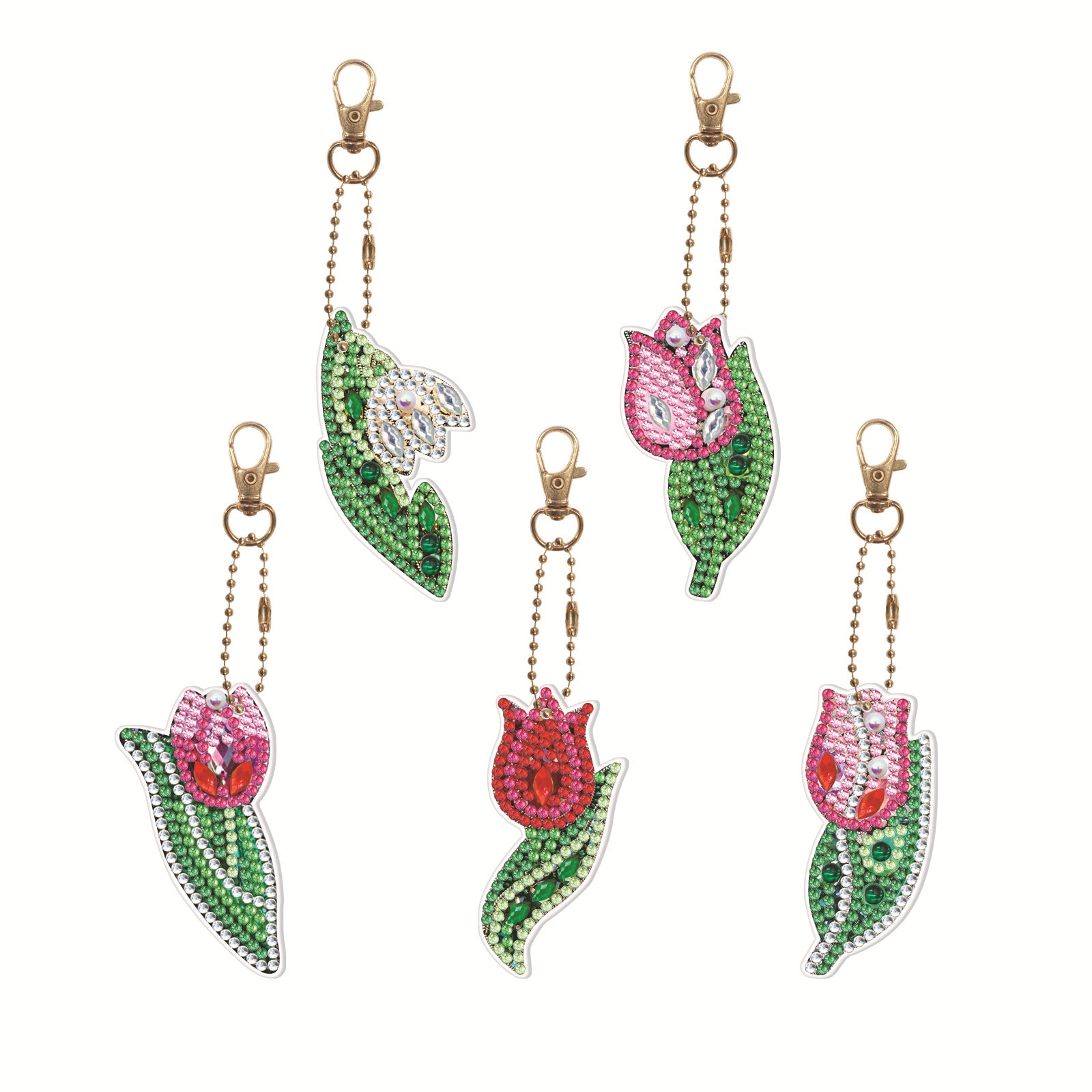 Wholesale Christmas Keychain Handmade Diamond Easter Key Chain ACC-KC-PengDao001