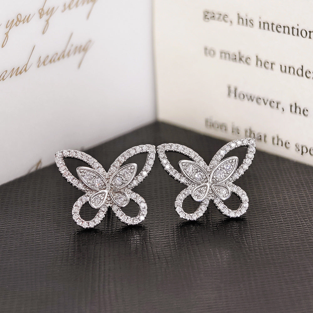 Wholesale Butterfly Micro Diamond Zirconia