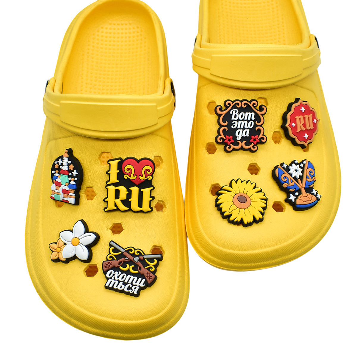 Wholesale Random 200pcs Russian Series Shoe Accessories Shoe Charms