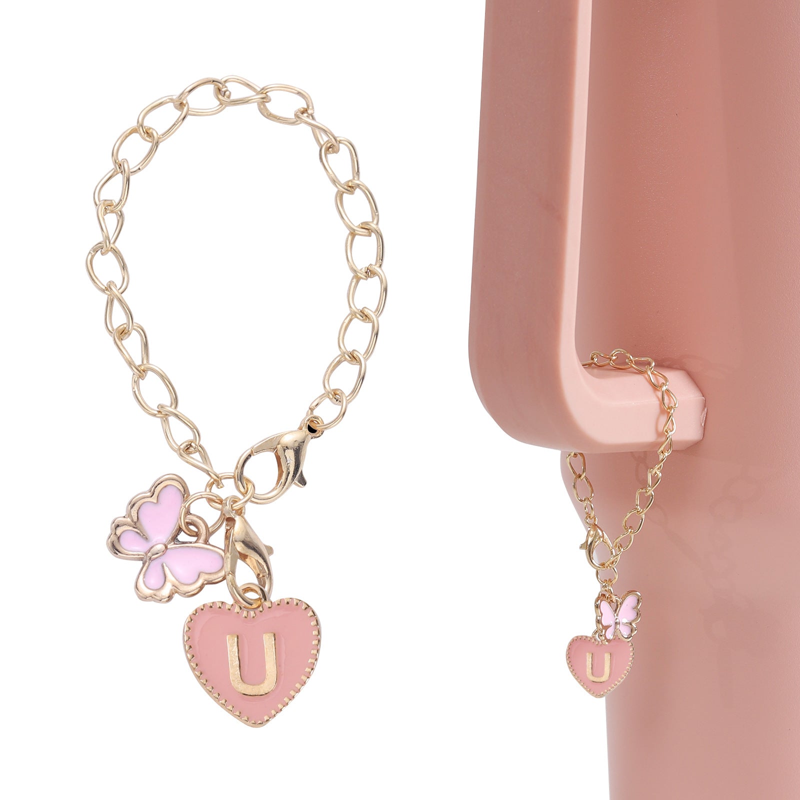 Wholesale 26 English Letter Butterfly Brand Oil Drip Cup Accessories ACC-CA-Hans003