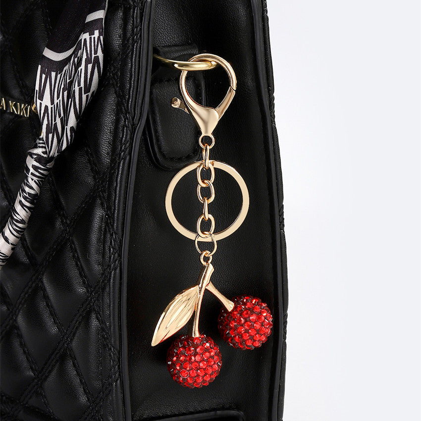 Wholesale Diamond Cherry Keychain ACC-KC-RongRui031