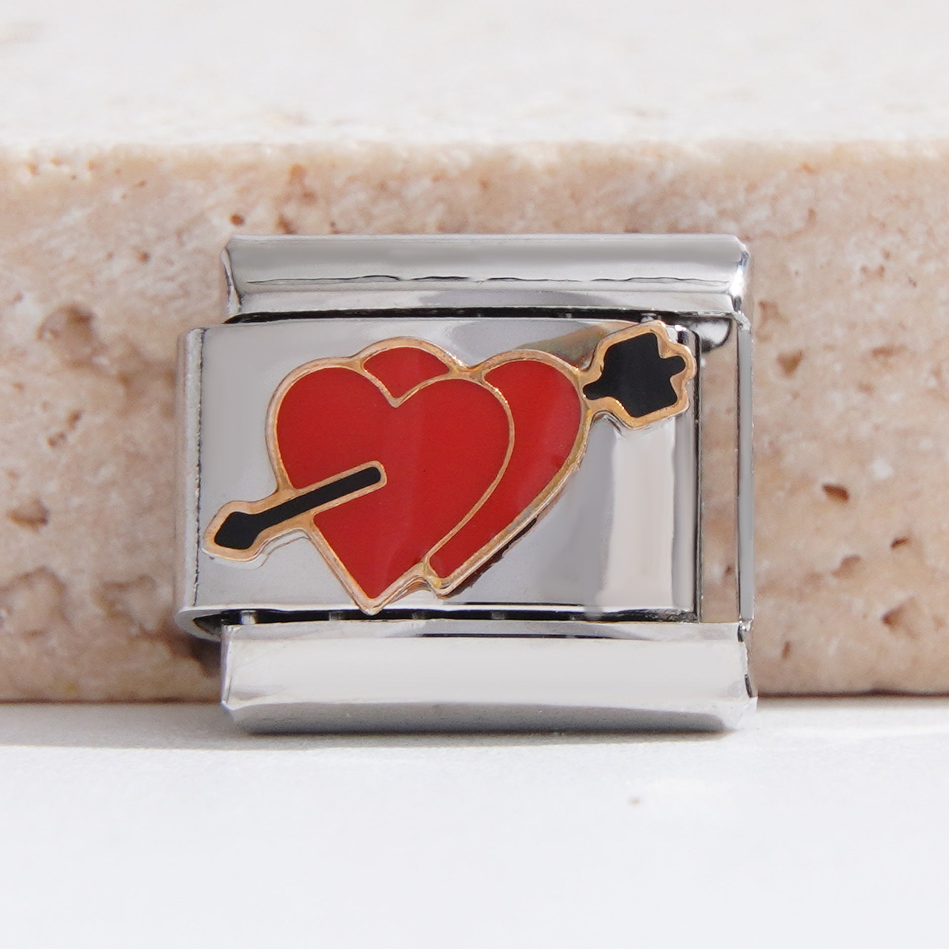 Wholesale Italian Charm Bracelet 9mm DIY Splicing Creative Pattern Stainless Steel Composable Bracelet