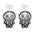 Wholesale   acrylic plate  skull pumpkin ghost mummy earrings