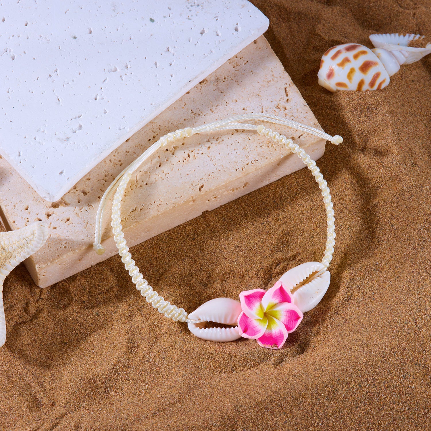 Wholesale soft pottery flower bracelet