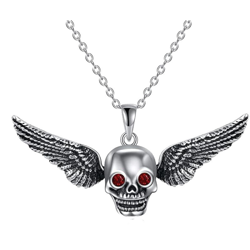 Wholesale Skull Wings Necklace Exaggerated Necklace