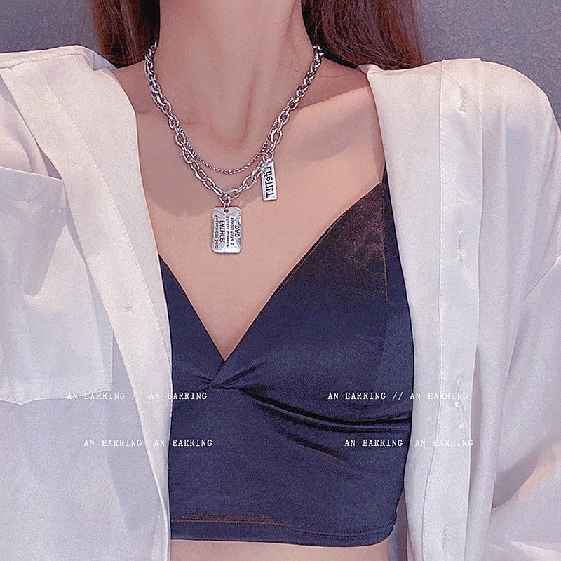 Wholesale Butterfly Necklace Three-dimensional Sweater Chain Tassel Clavicle Chain ACC-NE-Tongs008