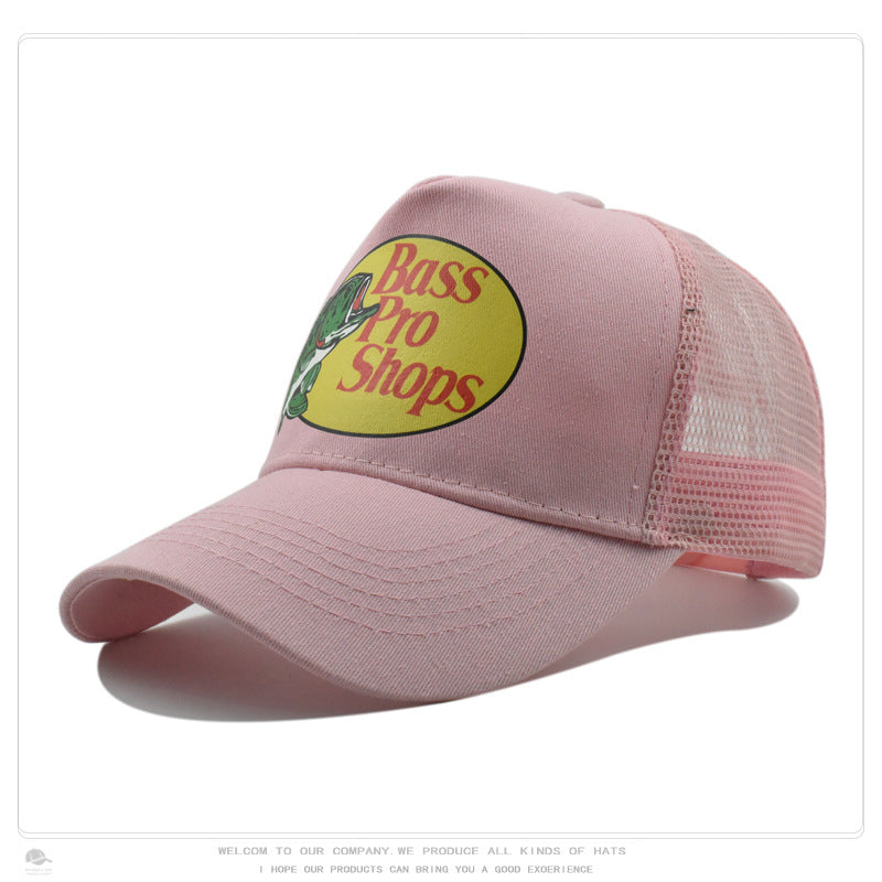 Wholesale Solid color printed outdoor fishing sun protection men' s baseball cap hat