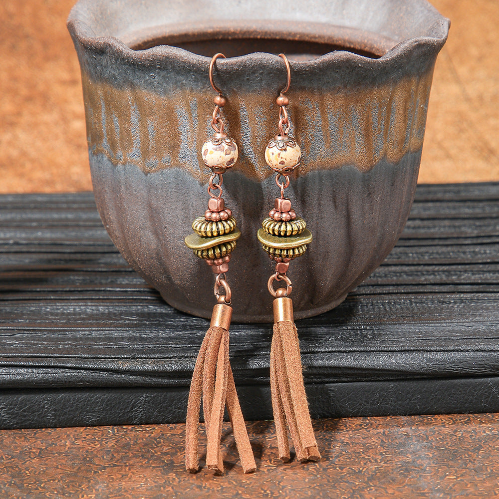Wholesale Retro Bohemian Alloy Geometric Earrings for Everyday Wear