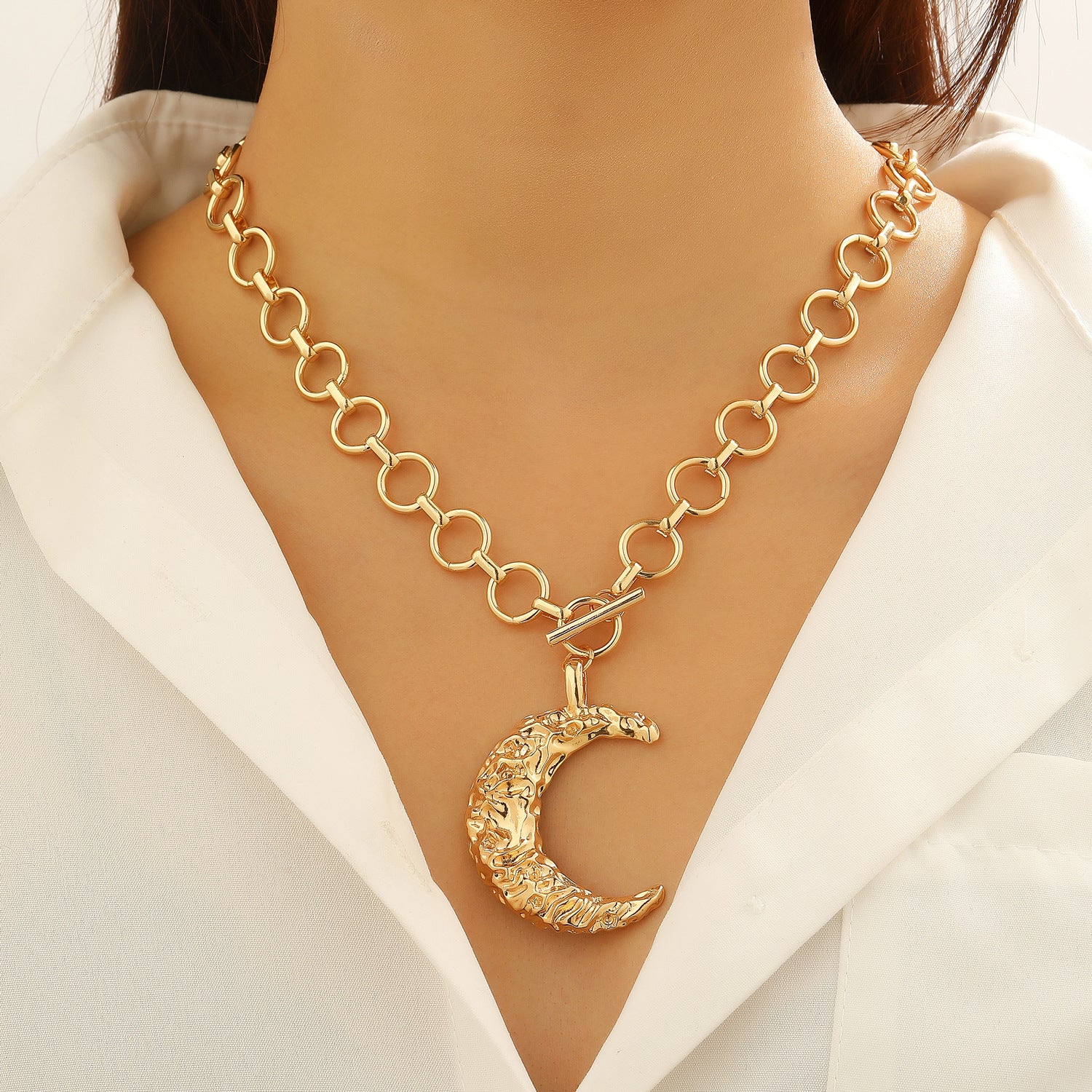 Wholesale Geometric Star Alloy Pendant Necklace Fashion Accessory for Boutique Resale
