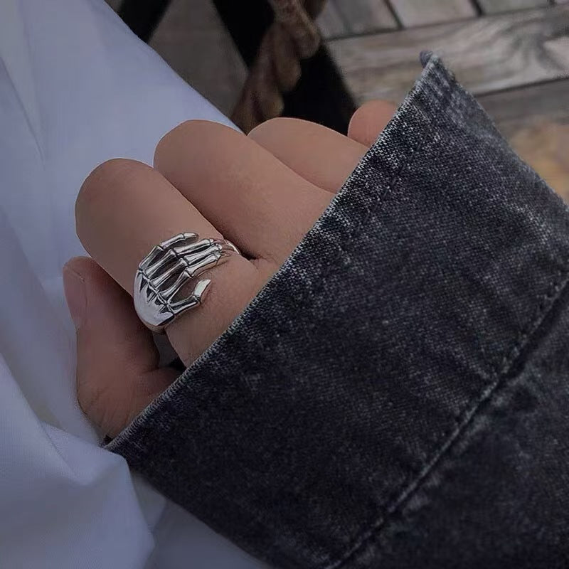 Wholesale Skull Ring Dark Street Style Unisex Retro Jewelry Fashion Accessory Gift