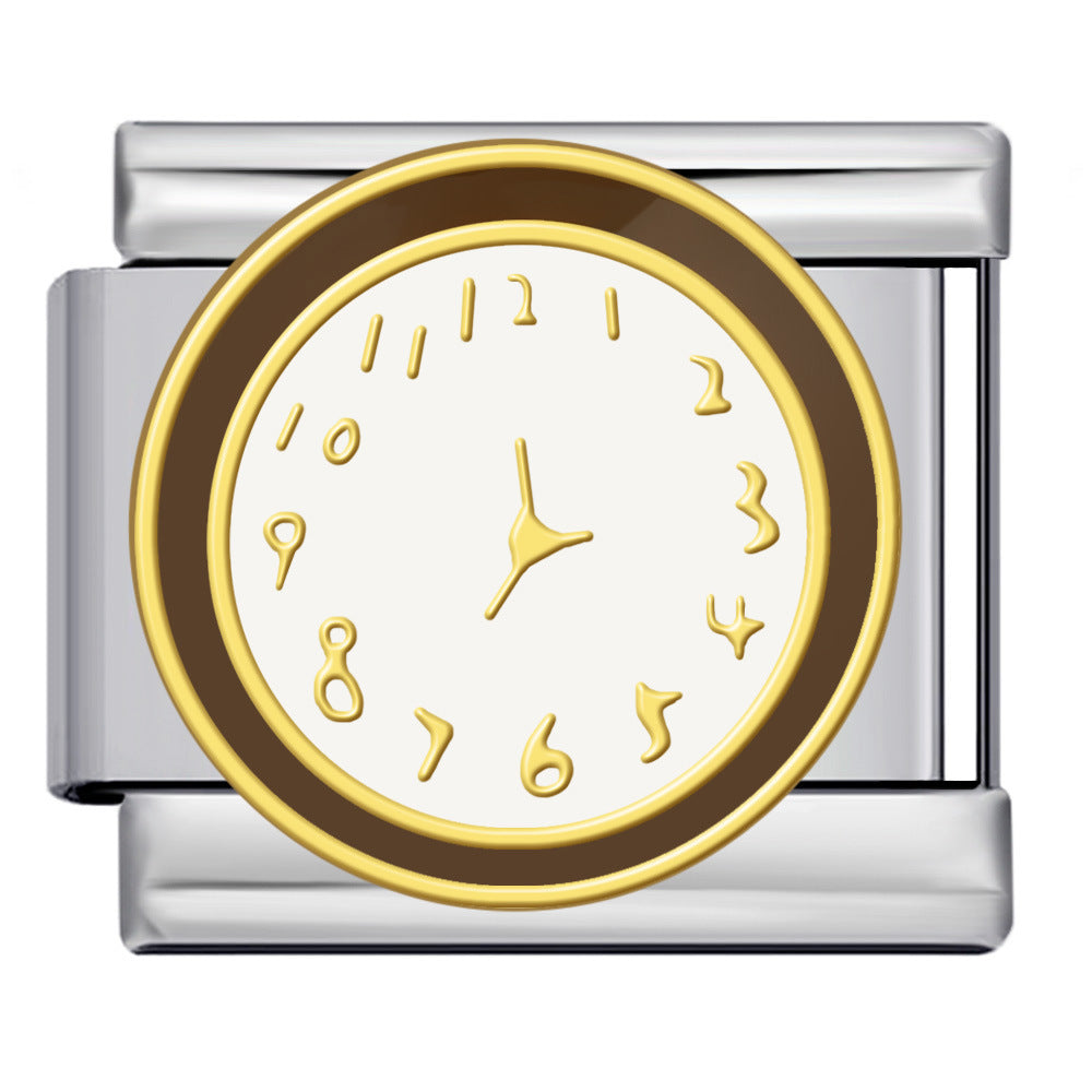 Wholesale Italian modularMedieval-style  titanium steel  DIY bracelet