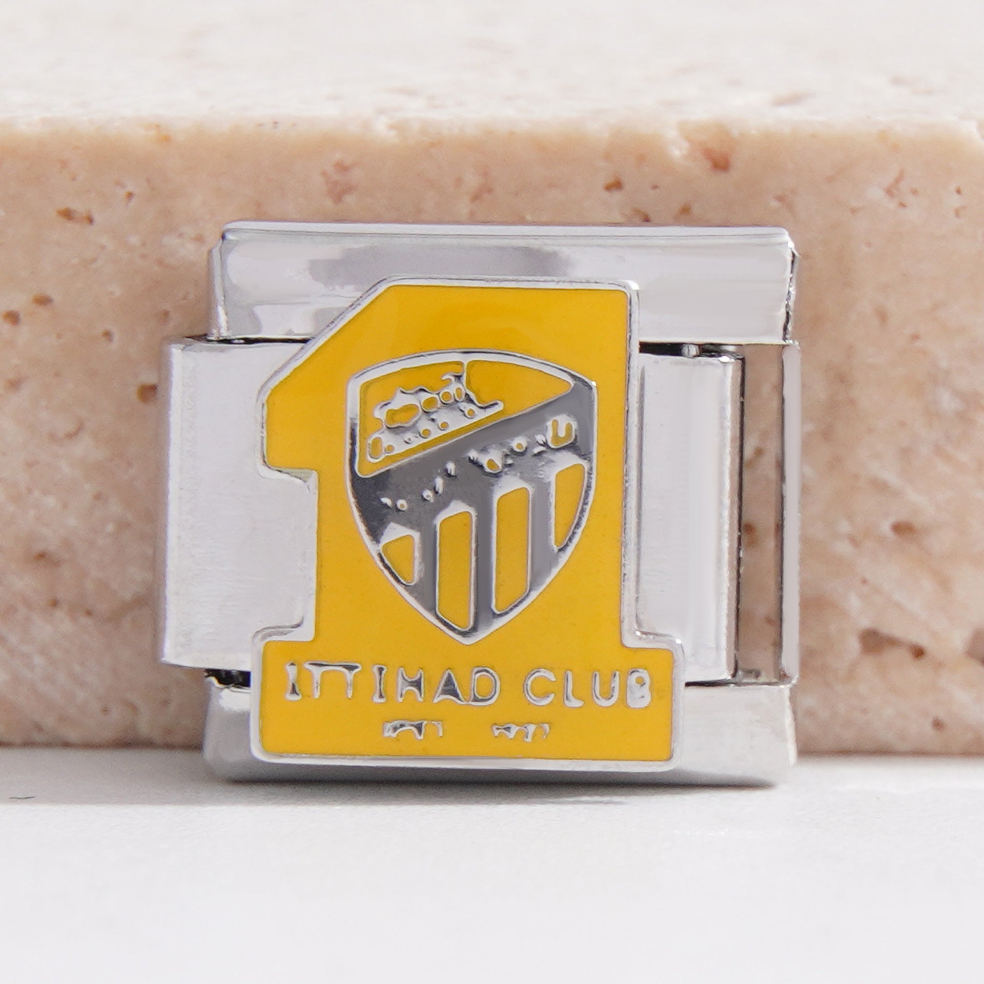 Wholesale  9mm Italian Charm Starter Bracelets DIY square Single Section Creative Stainless Steel Composable Bracelet