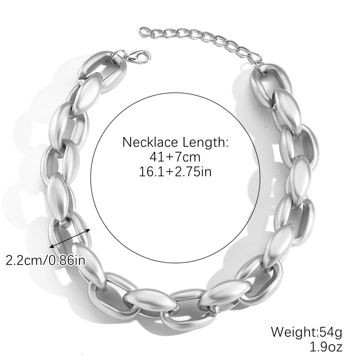 Wholesale  Acrylic Thick Chain Necklace
