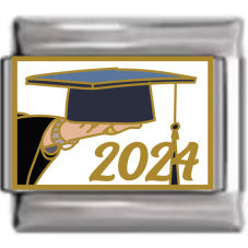 Wholesale Italian Charm Bracelet 9mm DIY Graduation Cartoon  Creative Stainless Steel Composable Bracelet