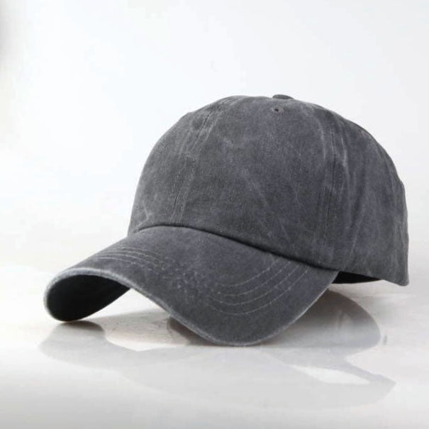 Wholesale Washed Pure Cotton Solid Color Light Plate Baseball Cap