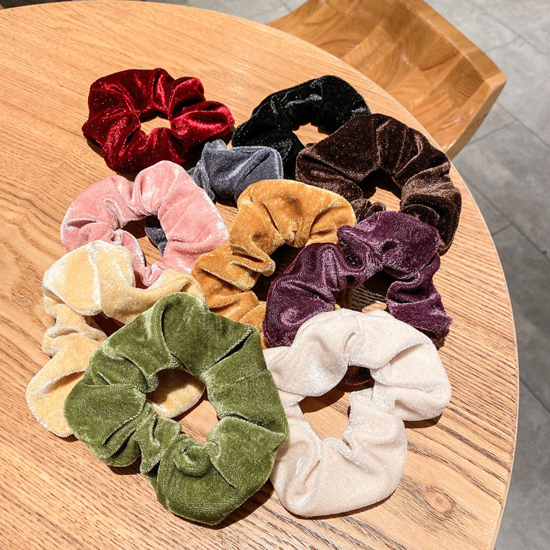 Wholesale Gold Velvet Plush Hair Band ACC-HS-Huidi025