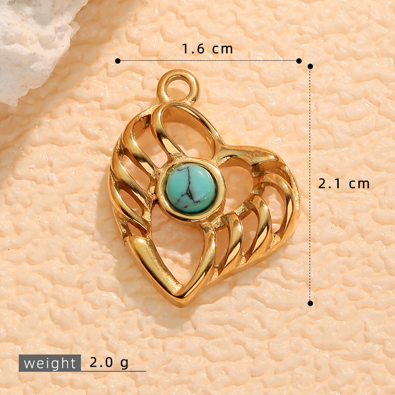 Wholesale Bohemian Natural Stone Necklace Pendant