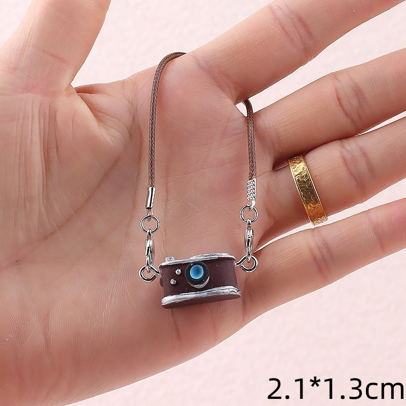 Wholesale Cute cartoon mini retro camera doll accessory