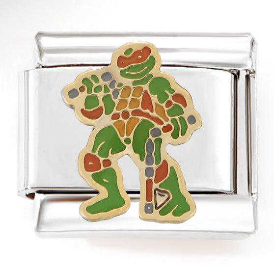 Wholesale Italian charm cartoon character stainless steel modular bracelet