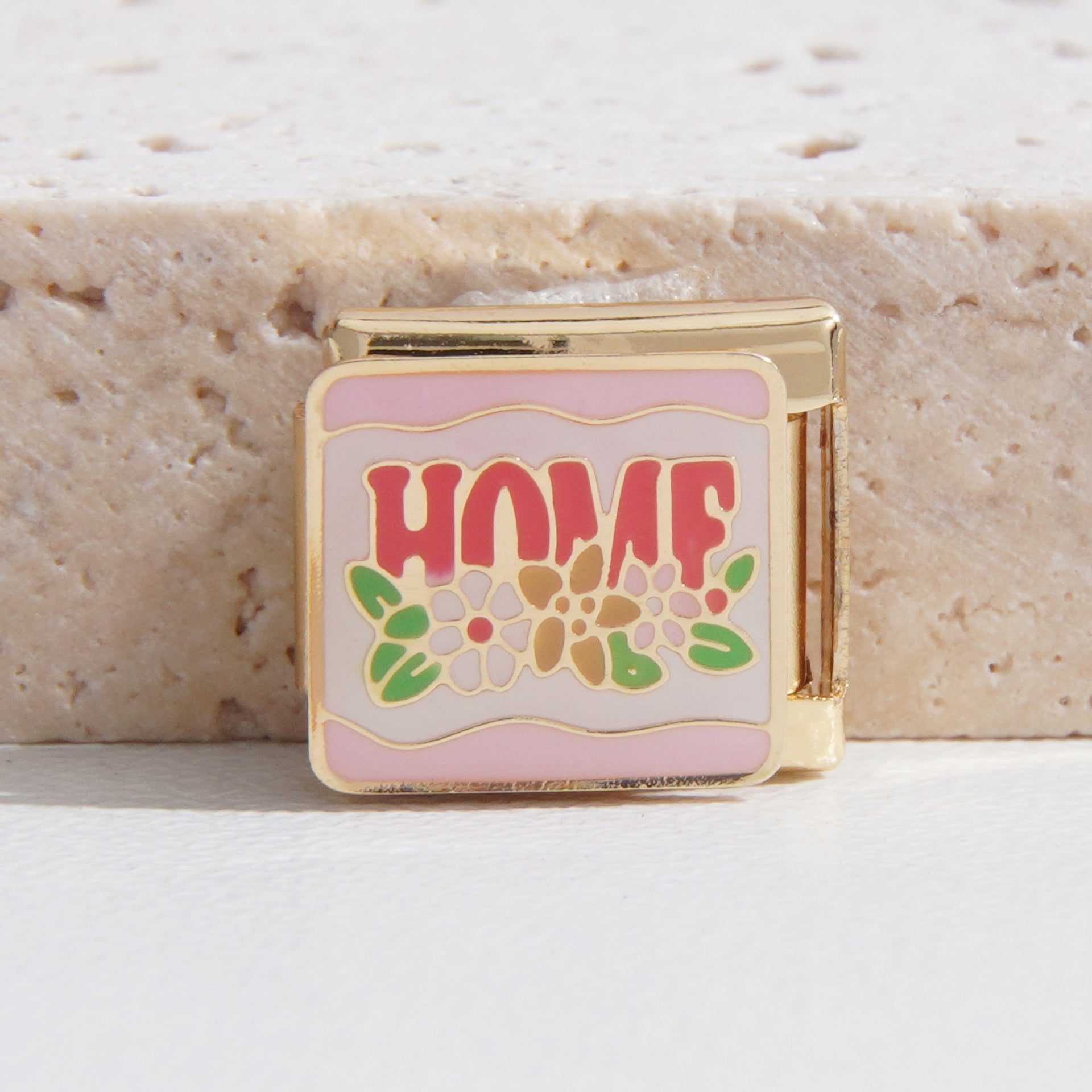 Wholesale Italian Charm Bracelet 9mm DIY Splicing Creative Pattern Stainless Steel Composable Bracelet