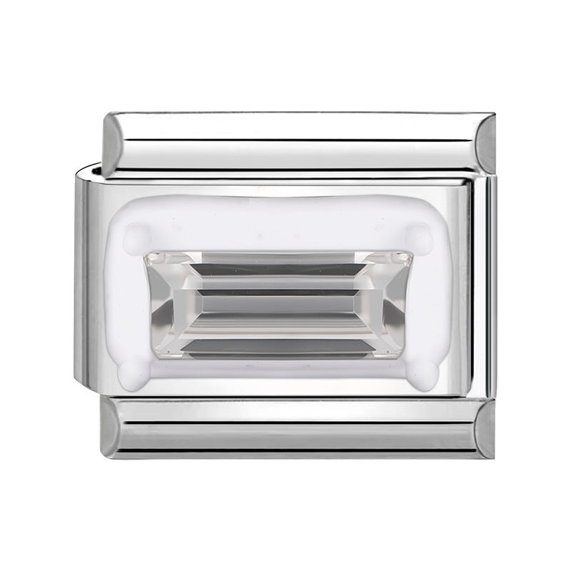 Wholesale Italian Charm Bracelet 9mm DIY Splicing Cute Creative Stainless Steel Composable Bracelet