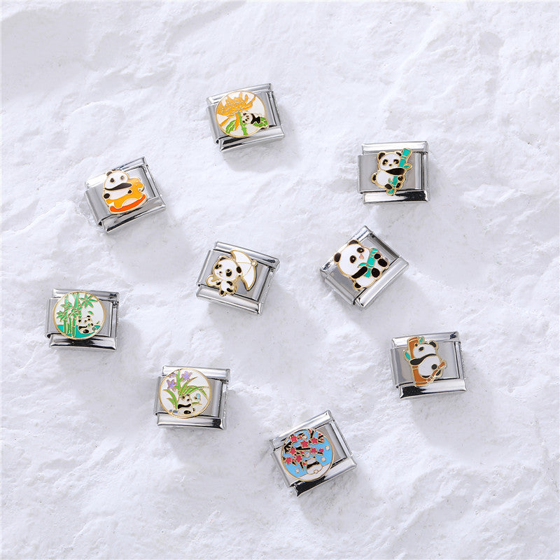 Wholesale Cartoon Animal Panda Bracelet Module DIY Composable Bracelet Charms DIY Bracelets