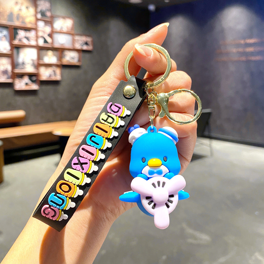 Wholesale Cartoon PVC Soft Glue Cute Keychain ACCVIP-KC-GongZ025