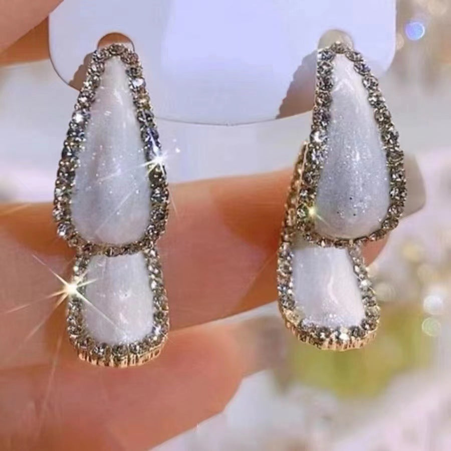 Wholesale Hoop Earrings Crystal Earrings ACC-ES-Yinhe004