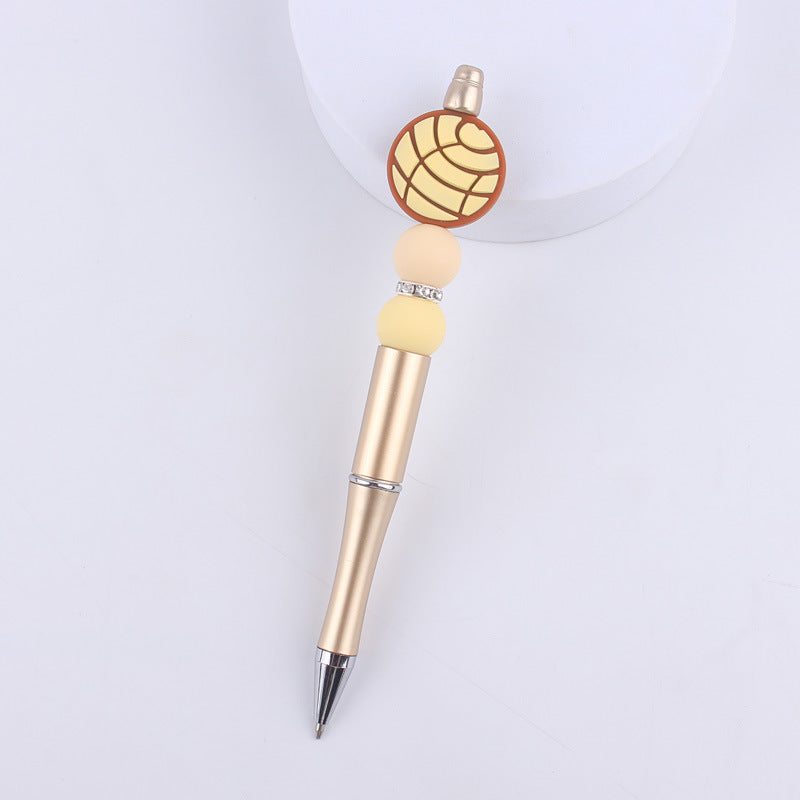 Wholesale Cartoon Silicone Animal Bee Dog Beaded Pen