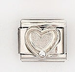 Wholesale 5pcs Italian Charm Bracelet 9mm DIY Splicing Heart Series Stainless Steel Composable Bracelet