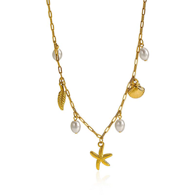 Wholesale Stainless Steel Marine Series High-End Necklace