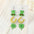 Wholesale Double Sided Acrylic St. Patrick's Day Green Hat Earrings