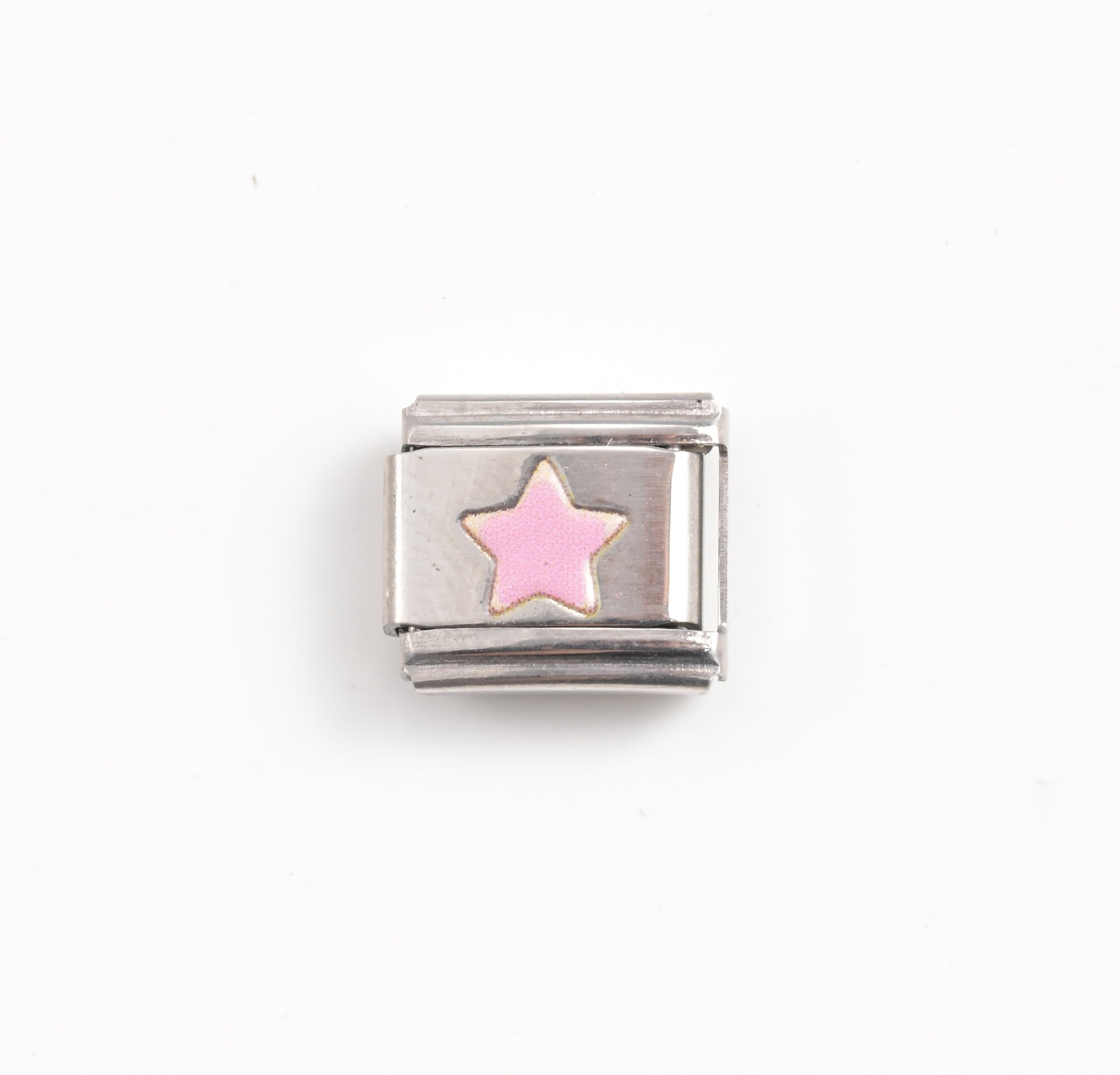 Wholesale Stainless Steel Interlocking Charm Bracelet with Stars and Moon - Everyday Fashion Accessory