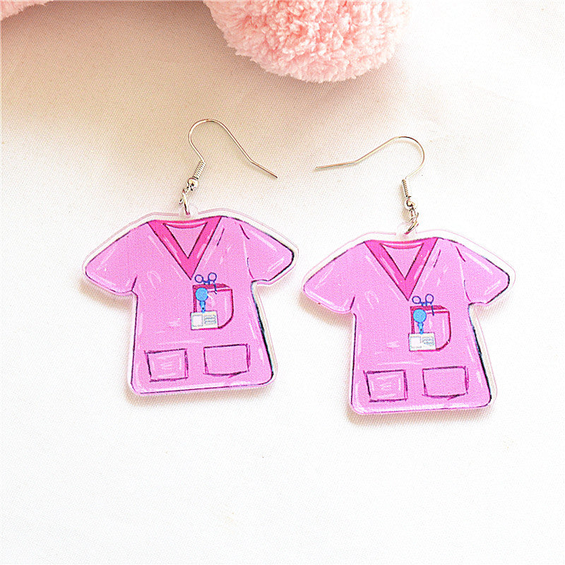Wholesale Funny Medical Equipment Acrylic Earrings ACC-ES-XN028