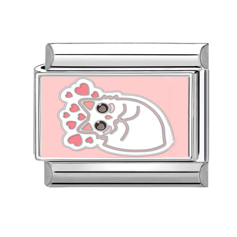 Wholesale 9mm Italian Charm Starter Bracelets DIY Cute Animal Stainless Steel Composable Bracelet