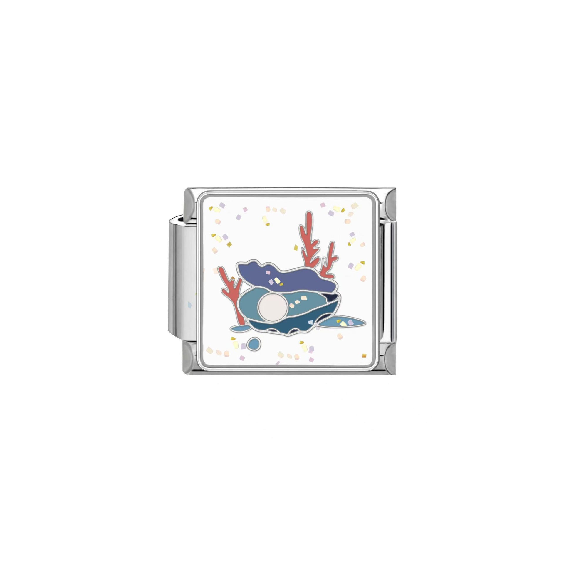 Wholesale Italian Charm Bracelet 9mm DIY Splicing Ocean Series Stainless Steel Composable Bracelet