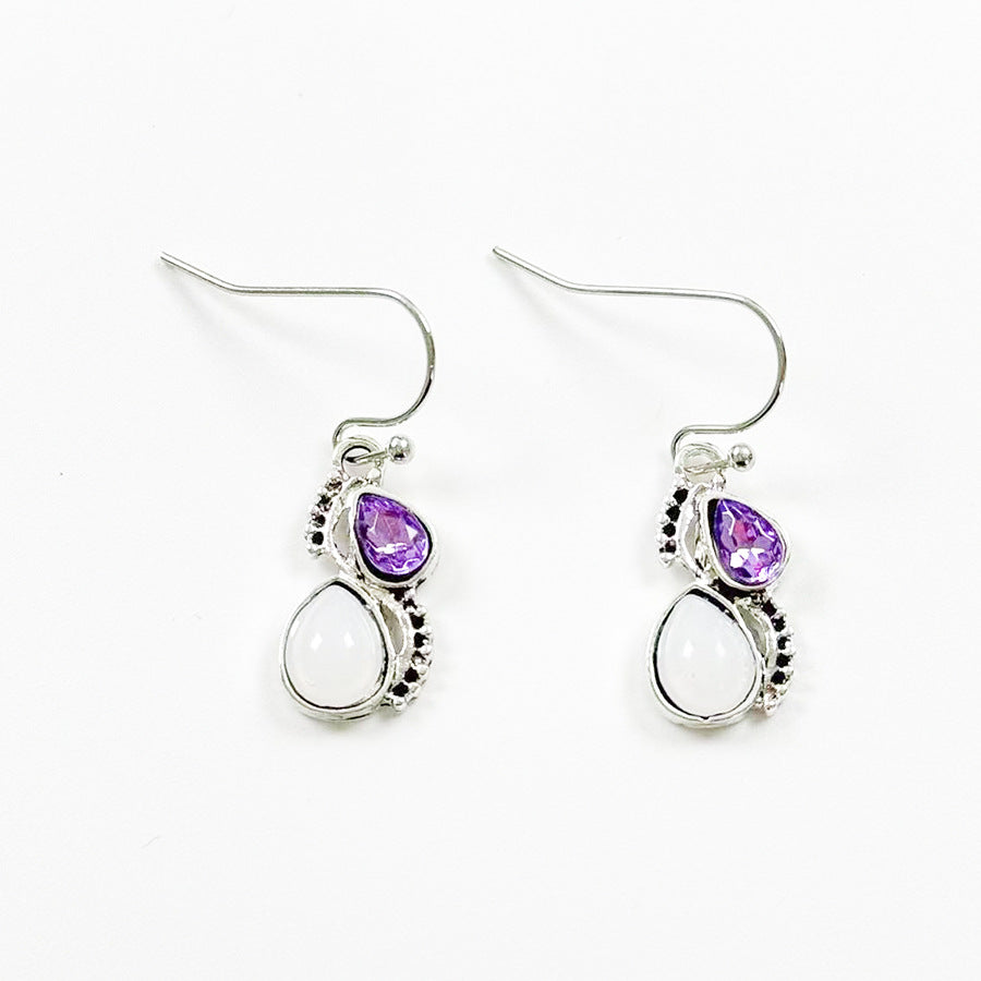 Wholesale Vintage Gemstone Drop Earrings