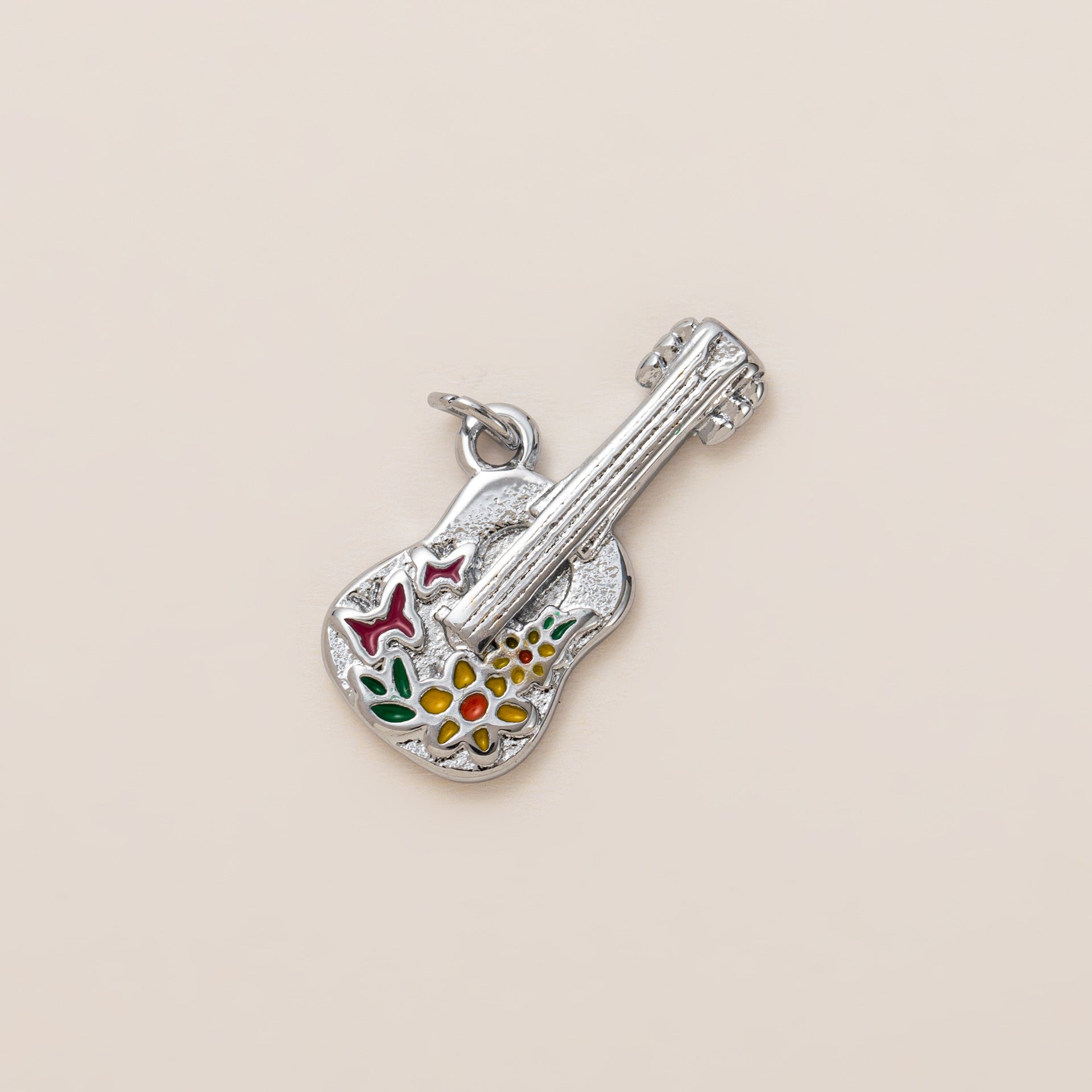 Wholesale Stainless Steel 18K Gold Plated Colorful Pendant Creative Holiday Food Design Chic Jewelry Accessory For Everyday Wear