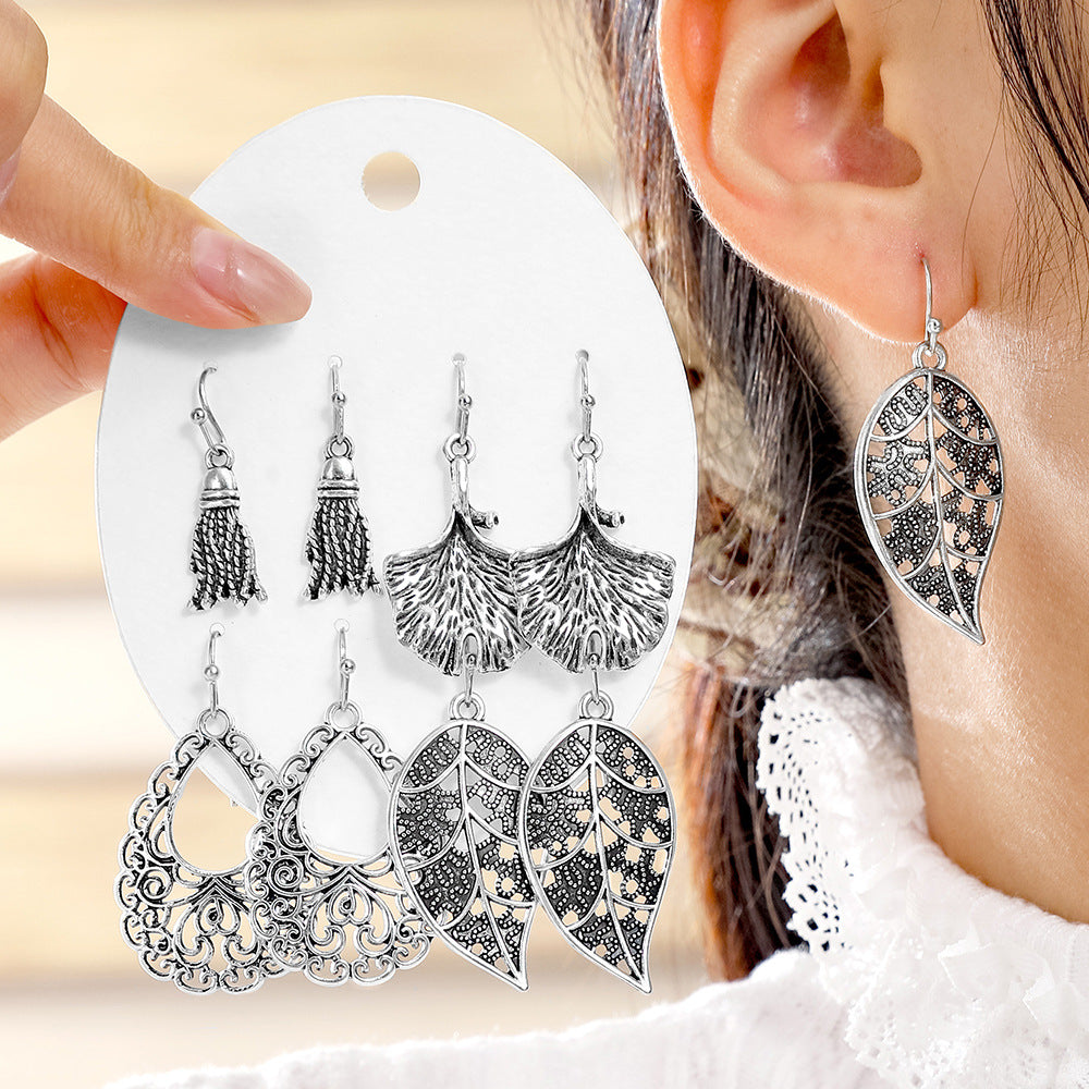 Wholesale Trendy Minimalist Earrings with a High-End Feel,  Vintage Ethnic Style,  Simple and Exquisite Versatile Earrings Wholesale Yiwu