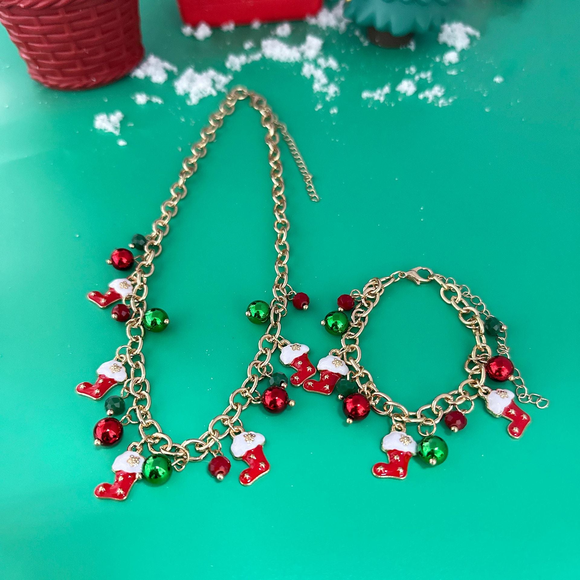 Wholesale Christmas Element Necklace