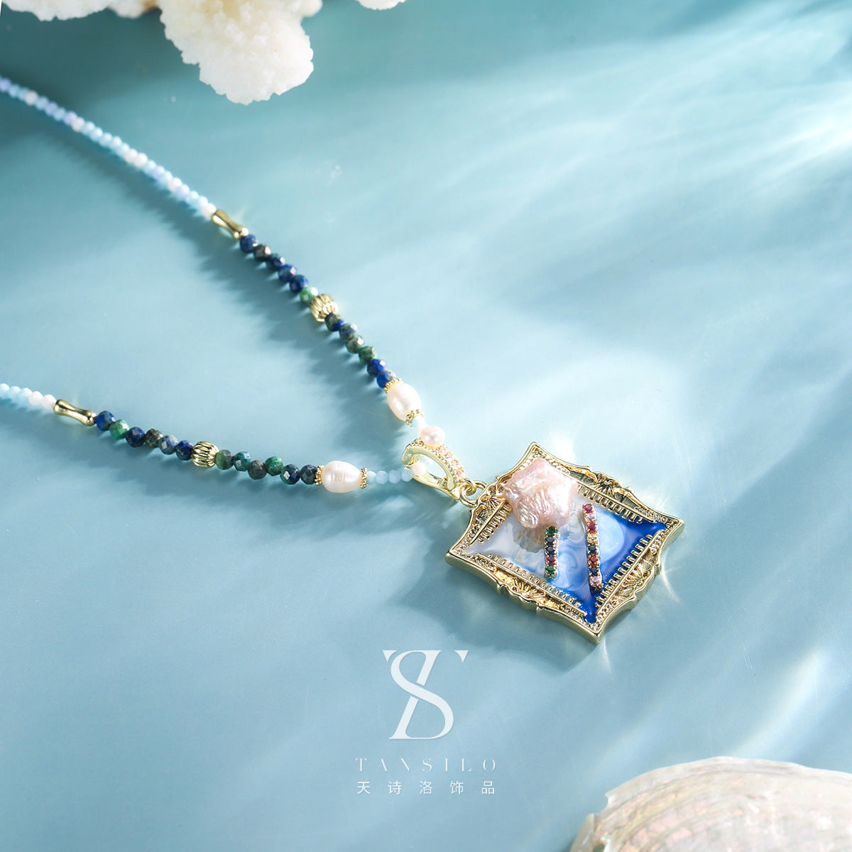 Wholesale Colorful Dopamine Beaded Necklace