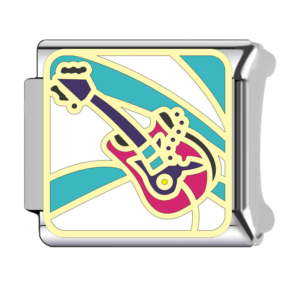 Wholesale Module DIY Watch Strap Piano Guitar Friends Niche Exquisite Ins Style Original Design DIY Module Bracelet